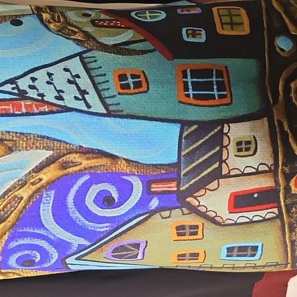 Simple Art By DOLCEZZA. Tunic Mini Dress. Size Small. Long Sleeve Cowl Neck. - Picture 3 of 9